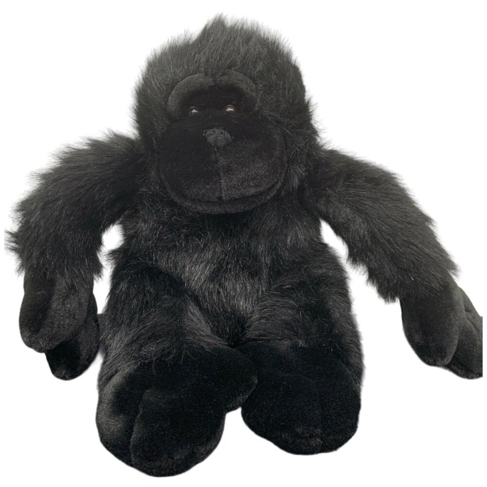TB Trading Co. Black Large Ape Monkey Gorilla 14" Sitting Plush Stuffed Animal